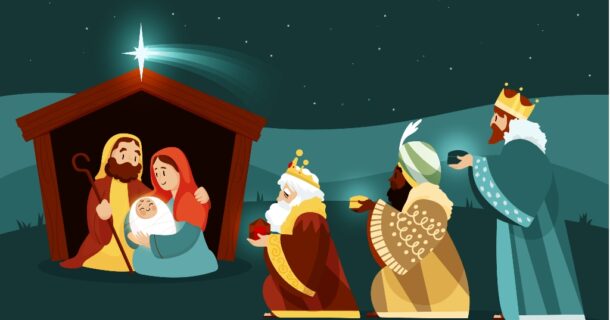 Crèche et mages