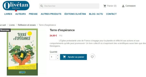 Terre d'Espérance - Editions Olivetan